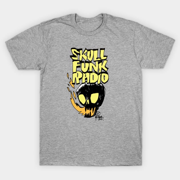 SKULL FUNK RADIO T-Shirt by Jim Mahfood